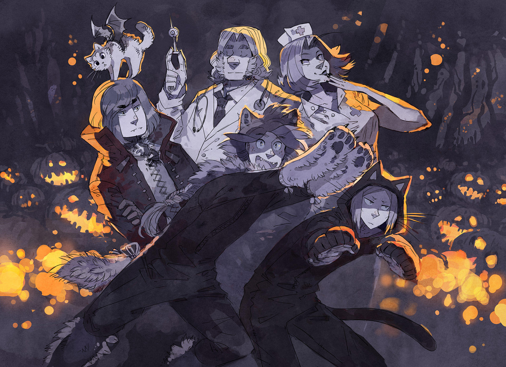 Halloween Dressup by MinnaSundberg