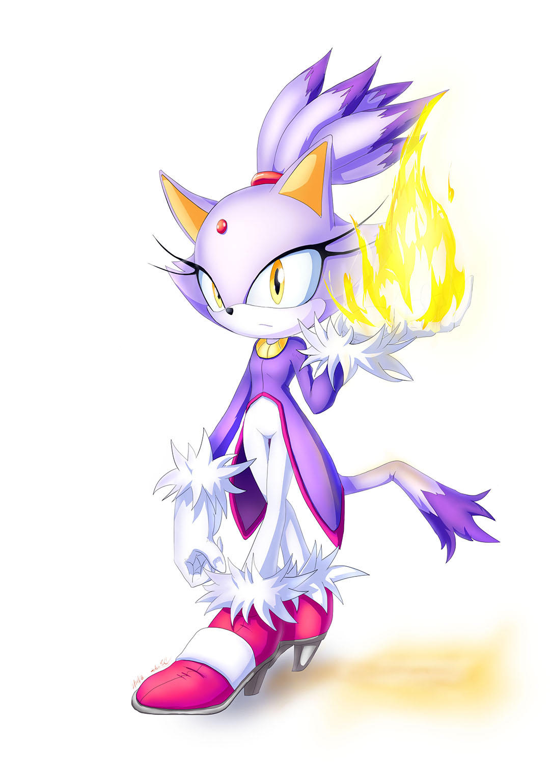 Blaze The Cat by Definisher on DeviantArt