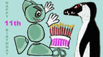 Happy 11th deviantArt Birthday by WilliamSnape