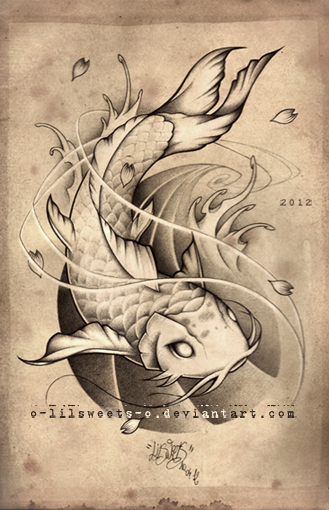Carpe Koi by Claire-Sinturel
