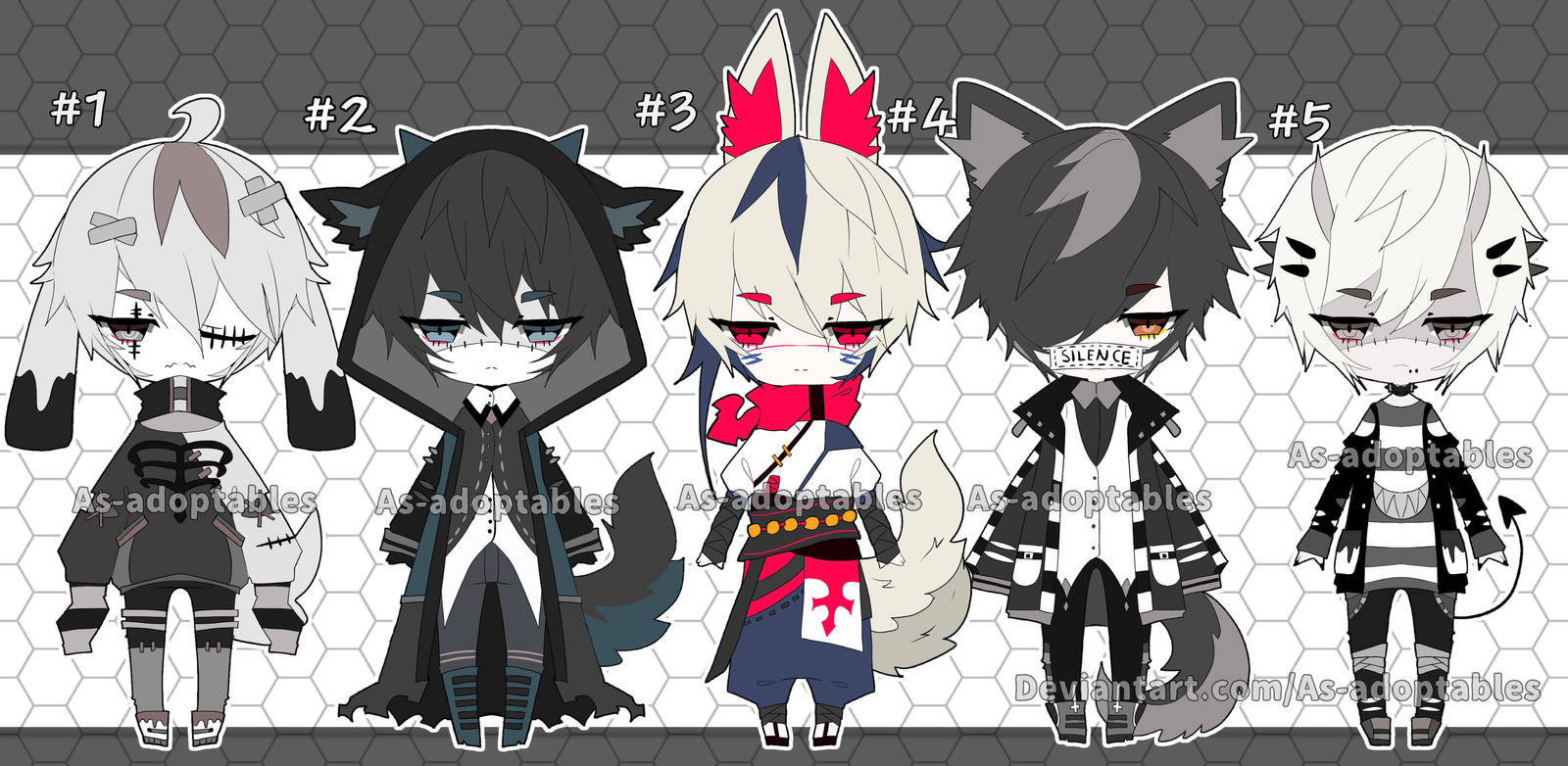 Sweet bunny adoptable batch closed by AS-Adoptables on DeviantArt
