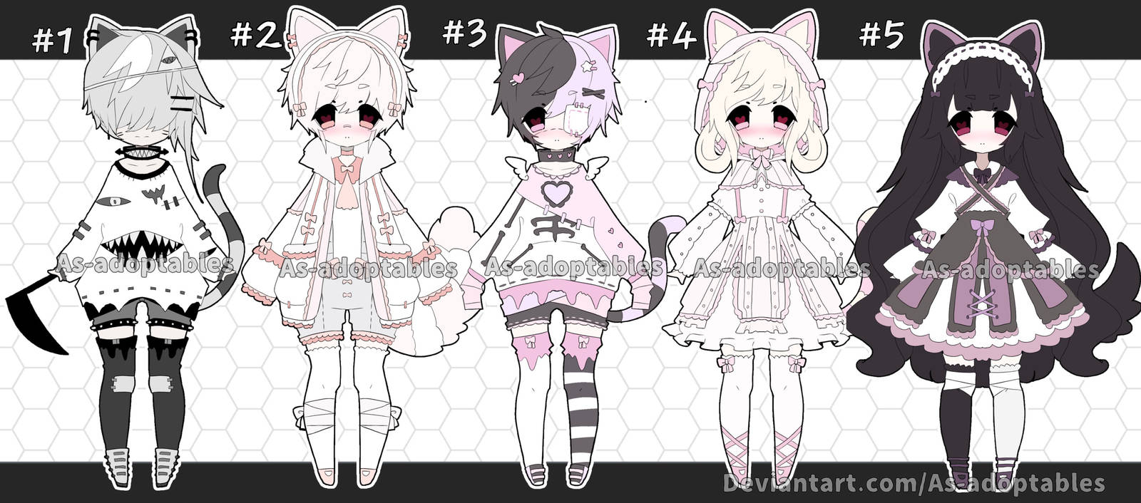 Oni demon adoptables closed by AS-Adoptables on DeviantArt