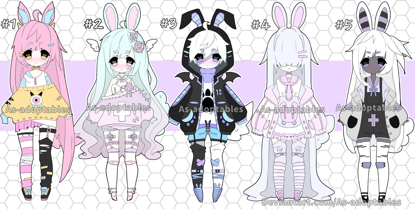 Sweet Killer oni adoptables closed by AS-Adoptables on DeviantArt