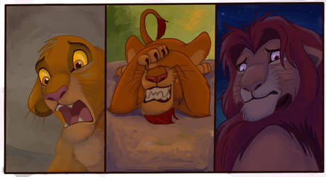 Literal Lion King - Post Traumatic Stress by NostalgicChills
