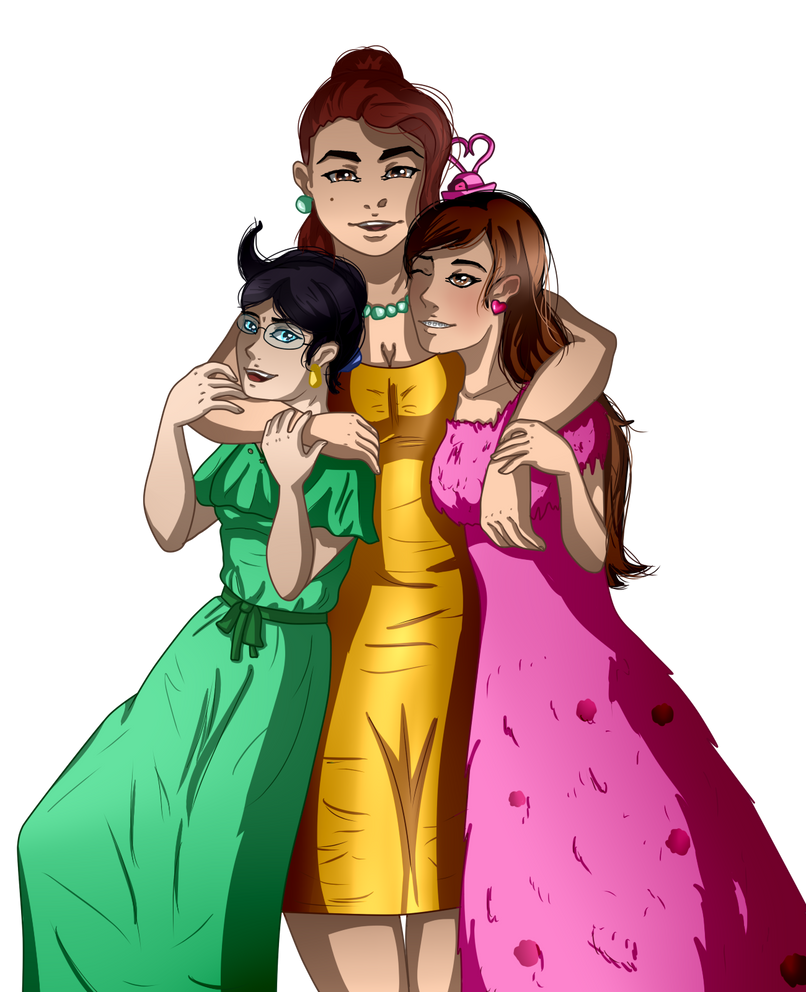 Gravity Falls Mabel,Grenda,Candy by NastyaMun on DeviantArt