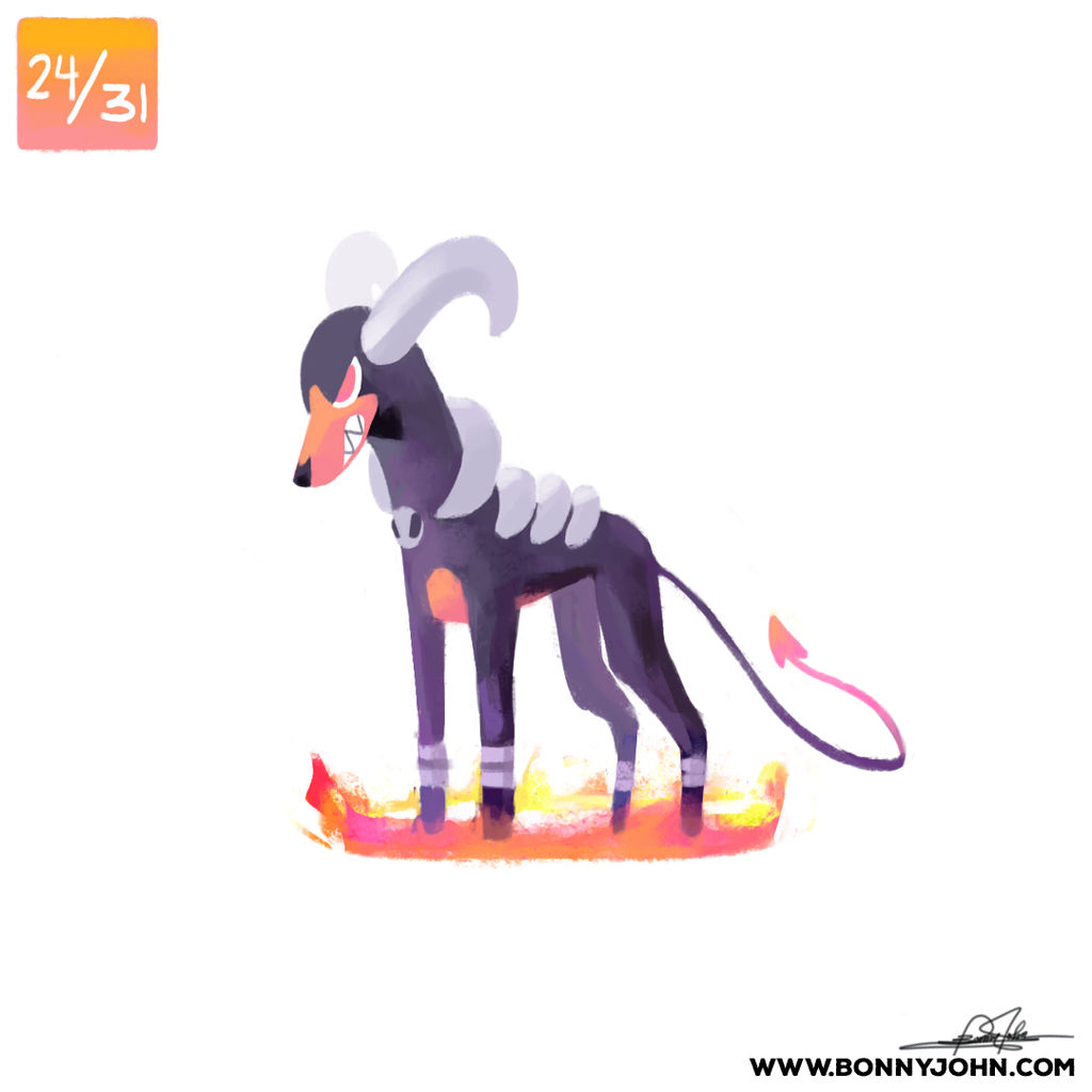 10/24 - Houndoom! by BonnyJohn
