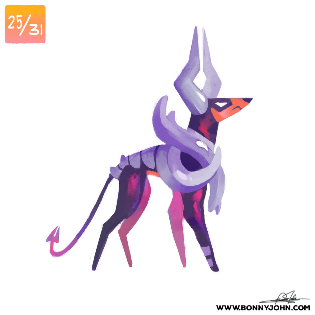 10/25 - Mega Houndoom! by BonnyJohn
