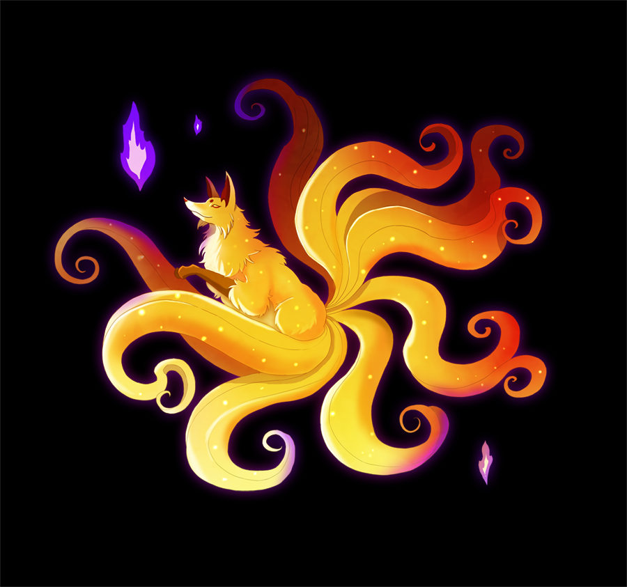 Golden Kitsune by Maximilien-Serpent on DeviantArt