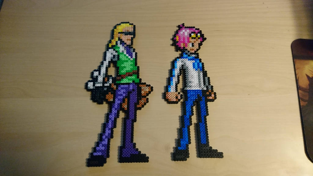 One Piece Character #42-43. Coby and Helmeppo by MagicPearls