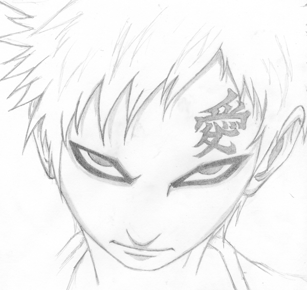 An Angry Gaara by Ikemizu-Yuri on DeviantArt