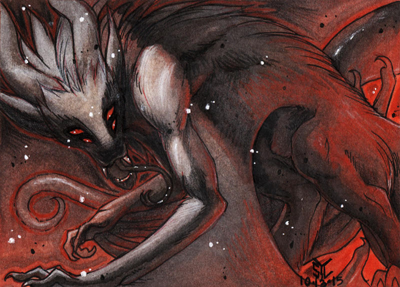 ACEO Commission - Ranhansya 1 of 2 by DarkEcoKat