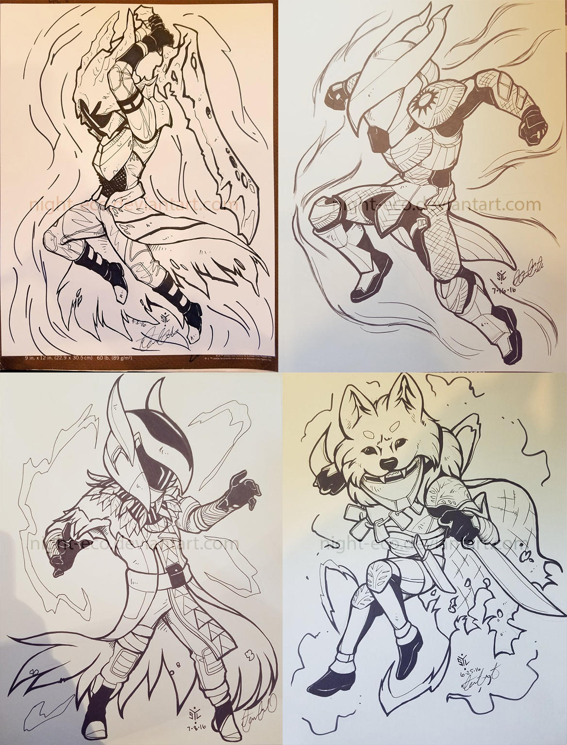 Destiny Chibis by DarkEcoKat