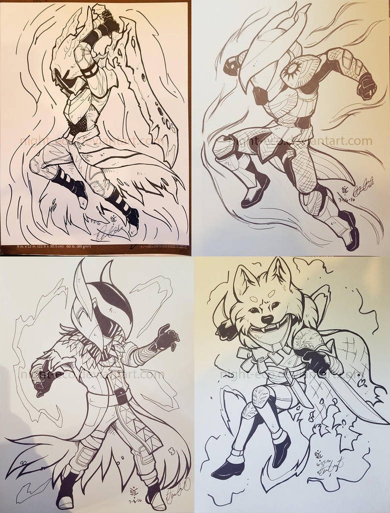 Destiny Chibis by DarkEcoKat