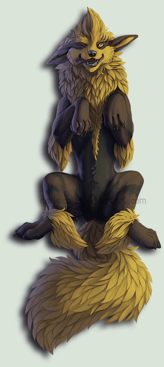 Arcanine!Malik by DarkEcoKat