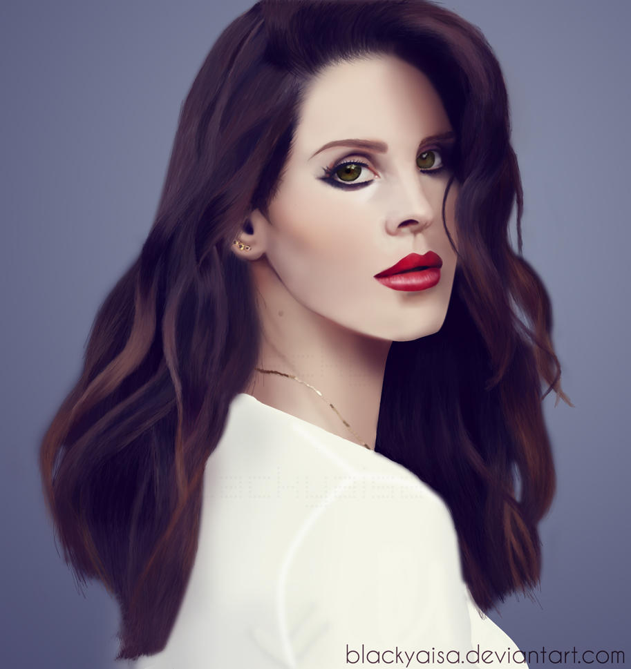 Lana Del Rey Drawing by blackyaisa