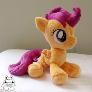 Scootaloo Beanie Sitting by JanellesPlushies Scootaloo Beanie Sitting by JanellesPlushies