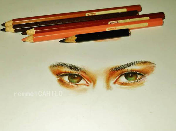 Hazel Grace Lancaster's Eyes by rommeldrawlines-12
