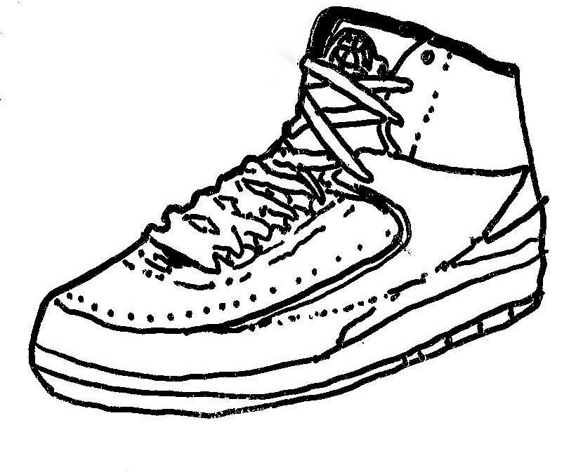 Air Jordan 2 (sketch) by bi9mik3 on DeviantArt
