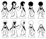 Evelyn Character Sheet :Commission: by Starrtoon