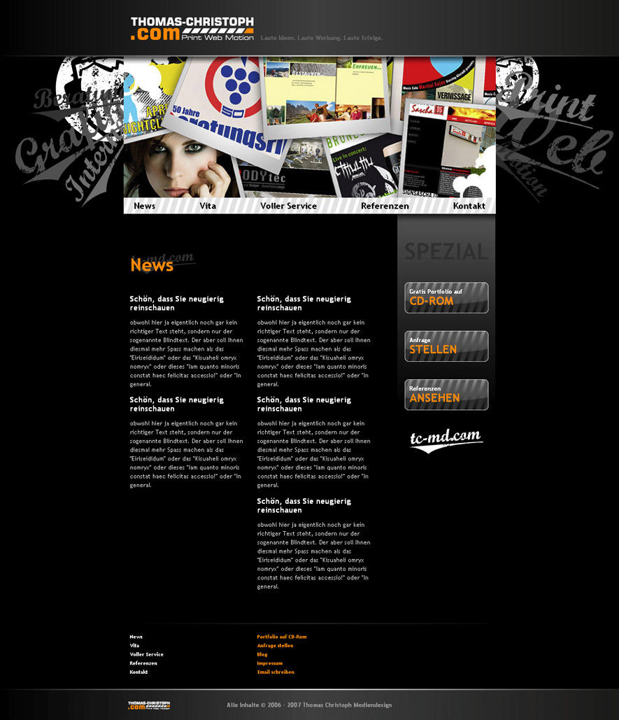 REDESIGN tc-md.com by rembrandt83