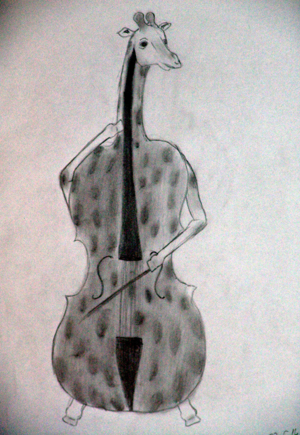 Day 6: Giraffo-Cello by D0mari