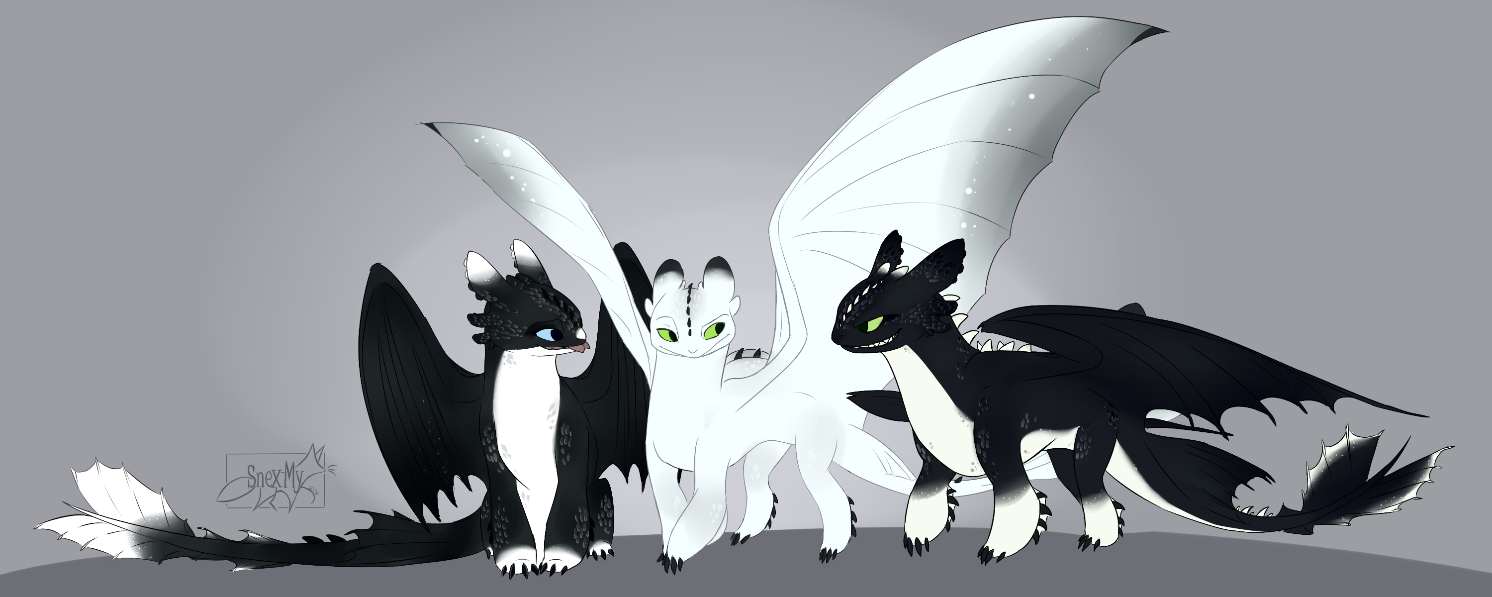 Night Lights Children of Toothless Adults Httyd by SnexMy on DeviantArt