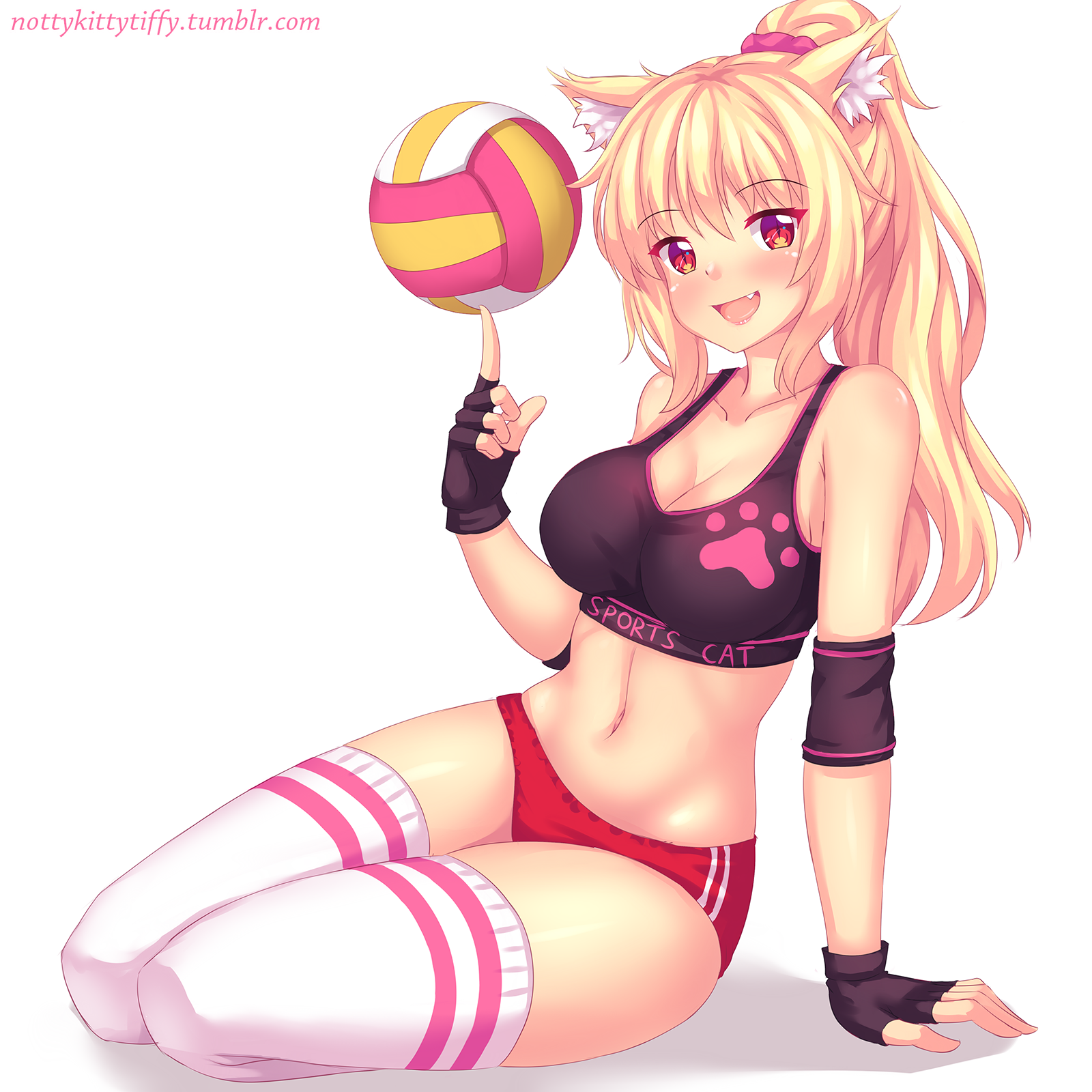 Sports cat!!!! by NottyTiffy