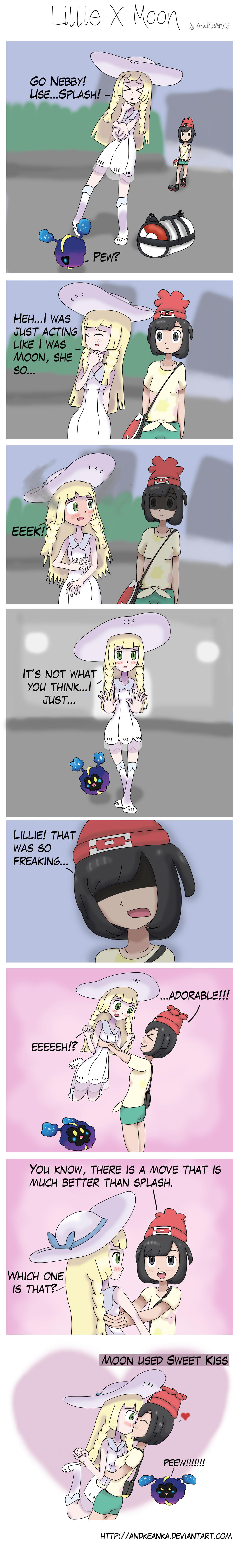 Pokemon Lillie X Moon by AndkeAnka on DeviantArt