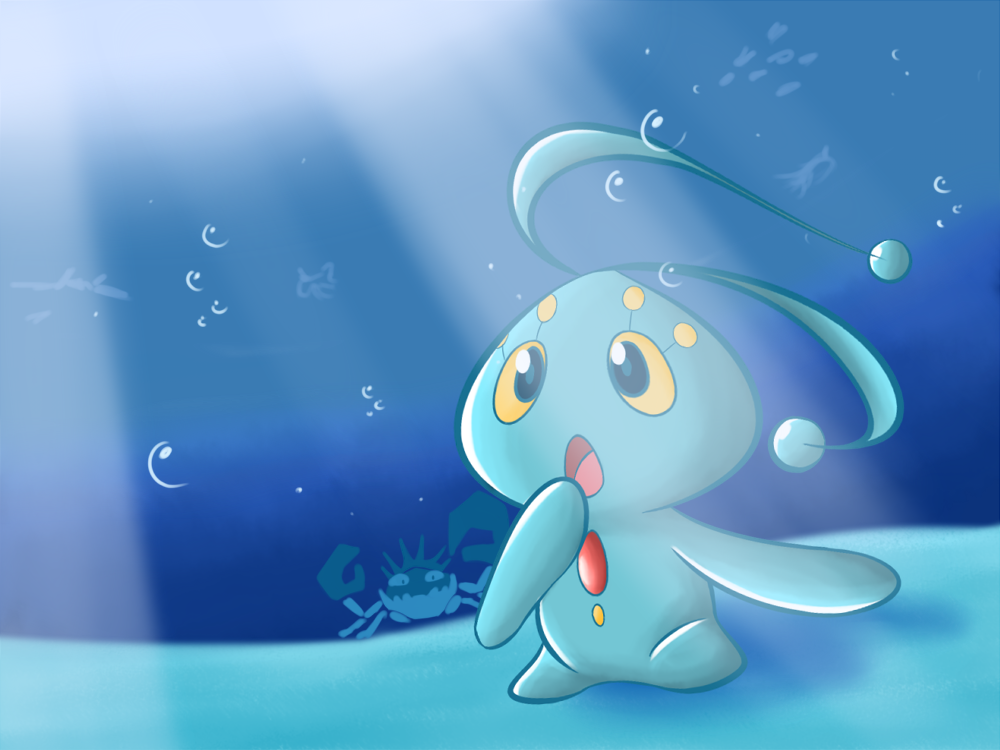 Pokemon - Manaphy, Prince of the Sea by KAIZA-C