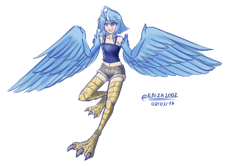 Papiharpy by KAIZA-C Papiharpy by KAIZA-C