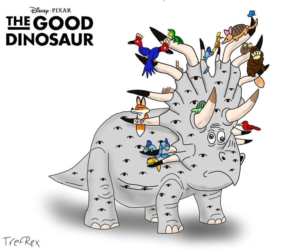 The Good Dinosaur Forrest Woodbush By Trefrex On Deviantart