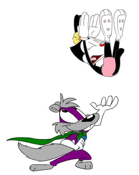 Power Squirrel Saving Dot Warner by MarkOmo83