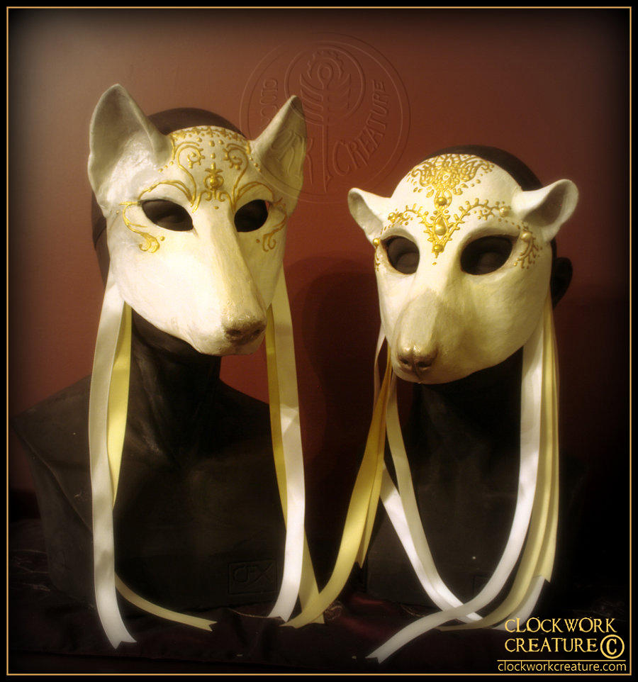 Wedding masks by Qarrezel
