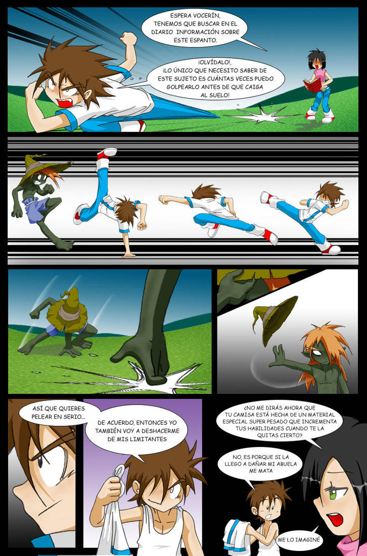 Rock Lee Se Quita Las Pesas Diario Magico Comic cap2 pag11 by JagoDibuja on DeviantArt