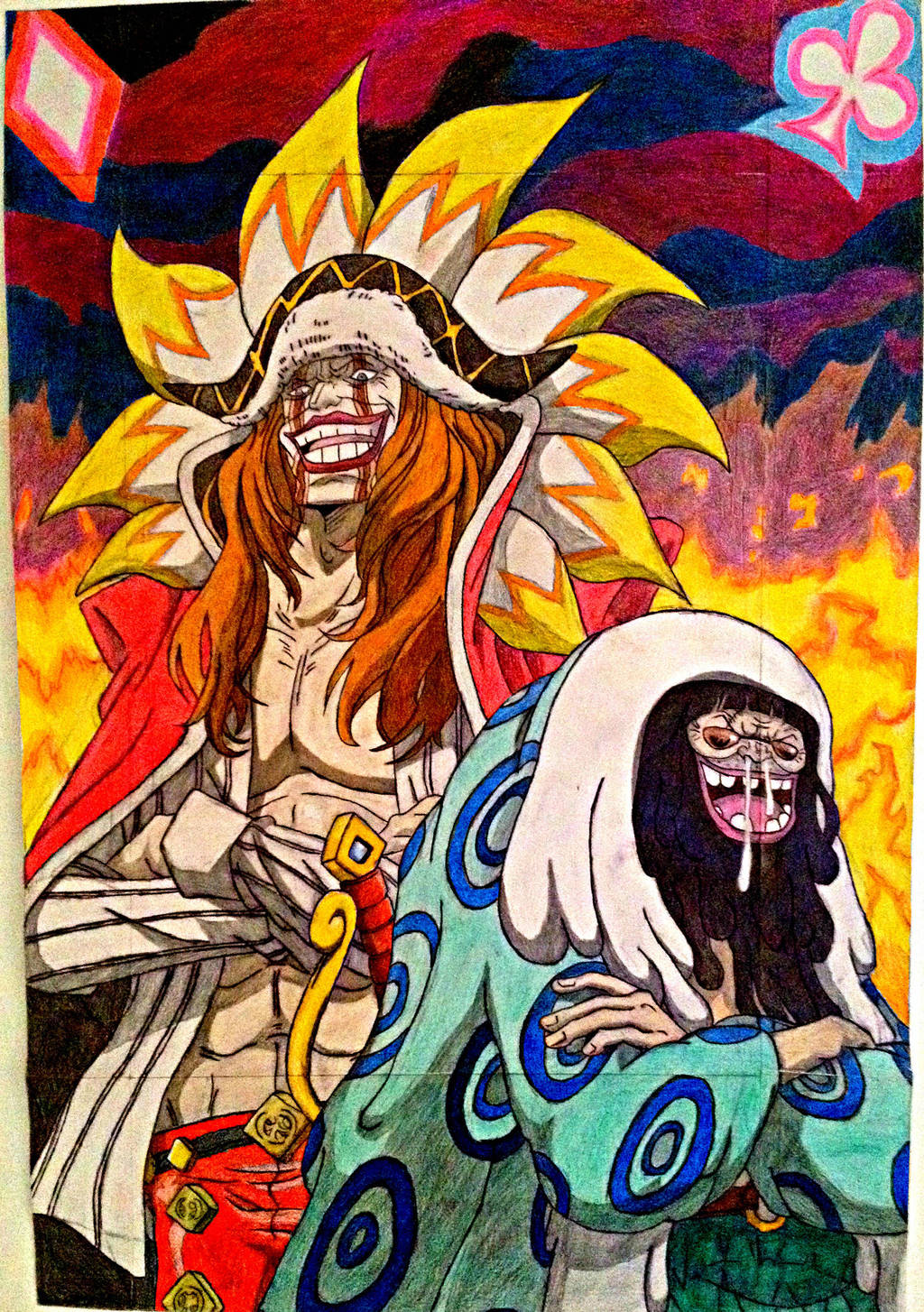 One Piece Diamante And Trebol By KumadoriCP9 On DeviantArt