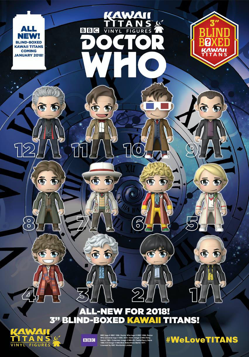 Doctor Who KAWAII TITANS by KellyYates