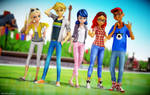 MMD The Miraculous Holders by Jakkaeront