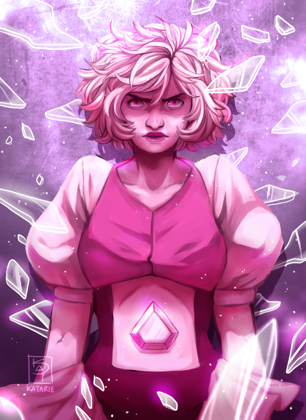 Speedpaint Angery Pink Diamond from the latest SU episode