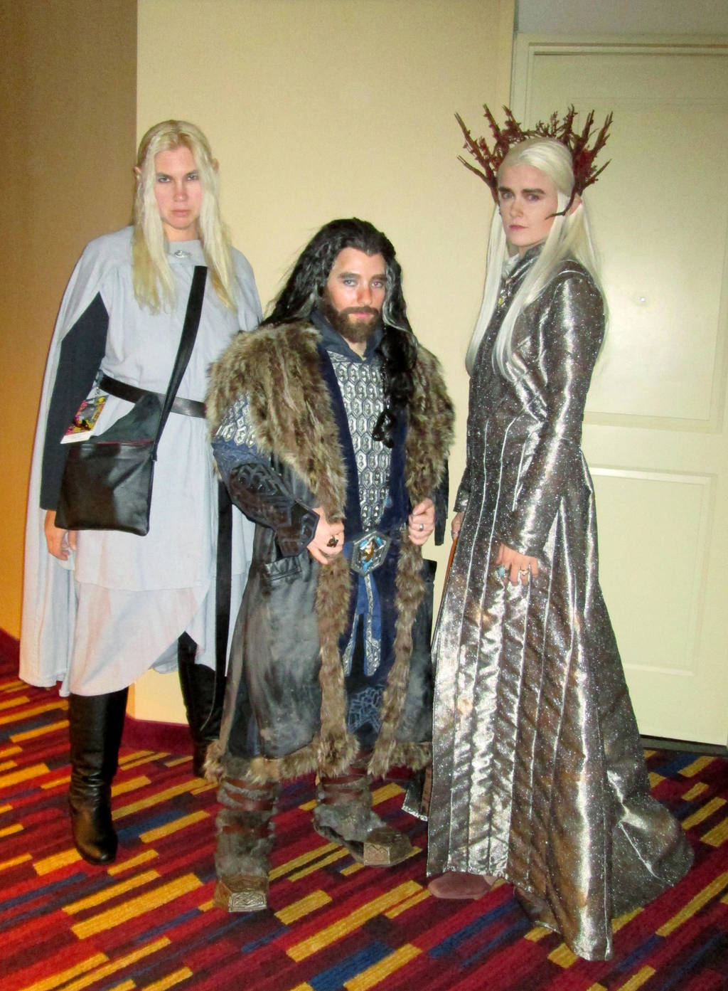 Thorin Oakenshield and his elf posse by damnitsasha