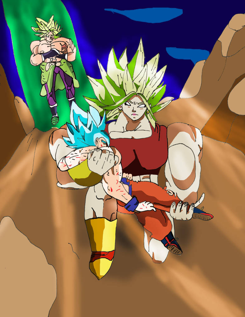 Dragon Ball Super BrolyKale Saves Goku by SuperSaiyanI9000 on DeviantArt
