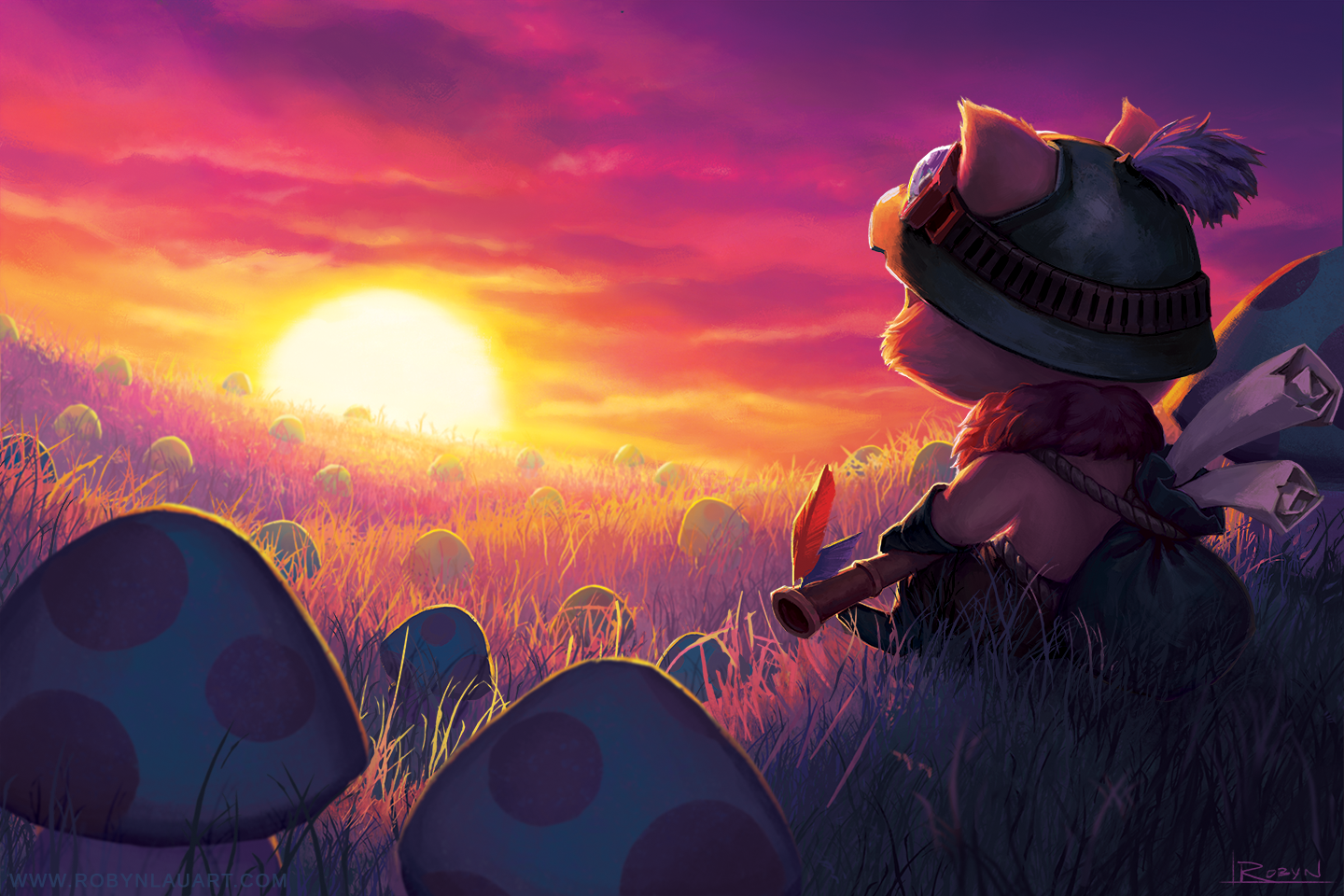 Teemo: Field of Dreams by robynlauart