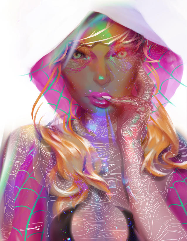 Spider Gwen - Patreon by HowlSeage