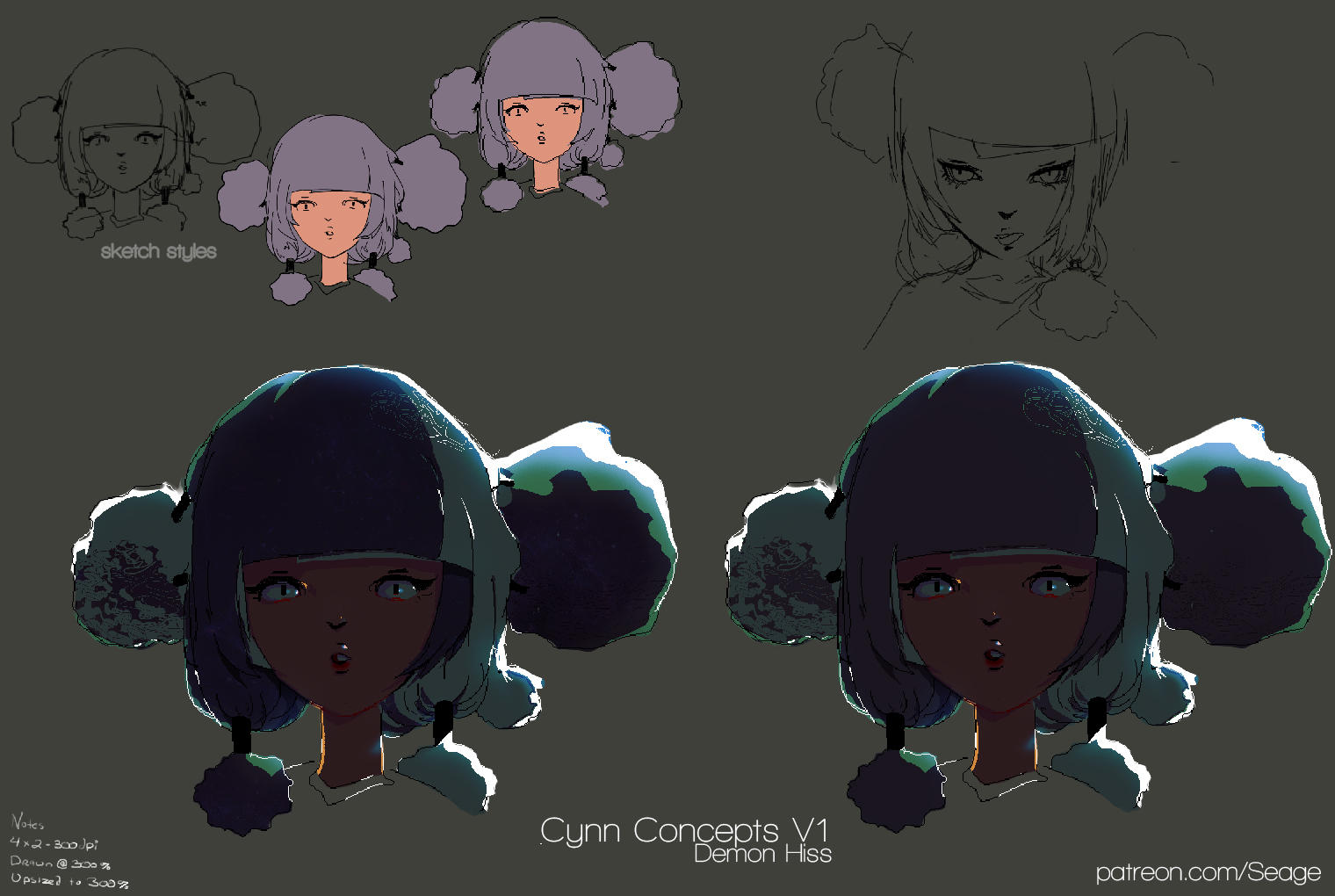 Demon Hiss | Cynn by HowlSeage