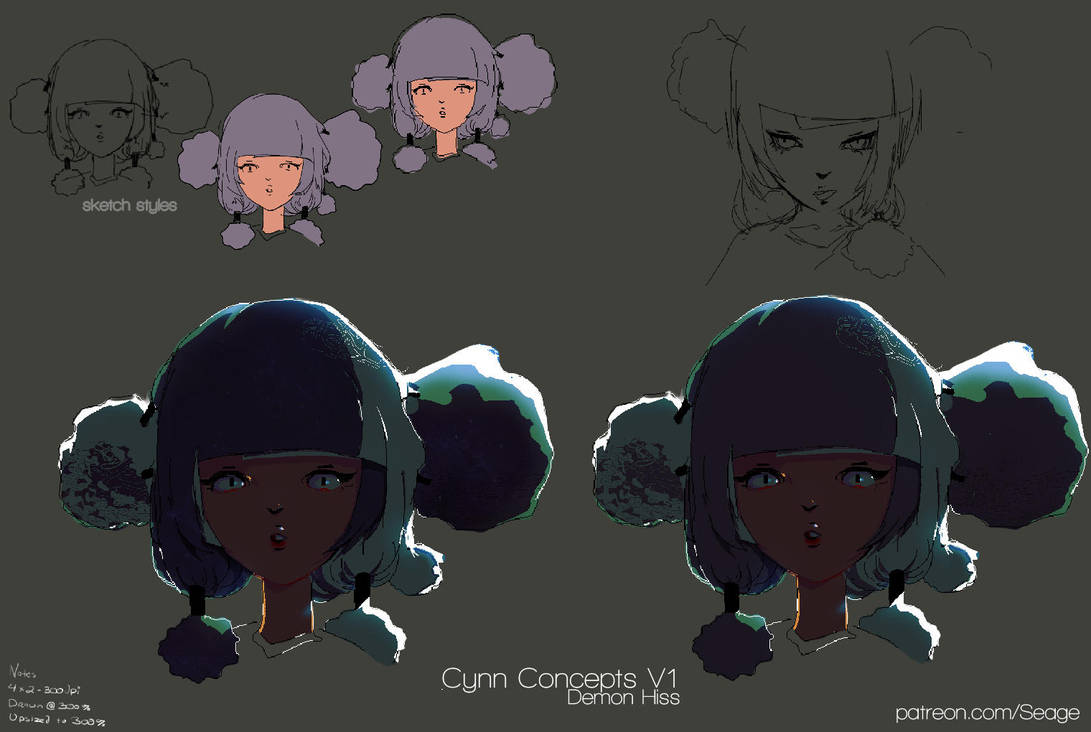 Demon Hiss | Cynn by HowlSeage