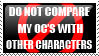 OC comparison stamp by liento