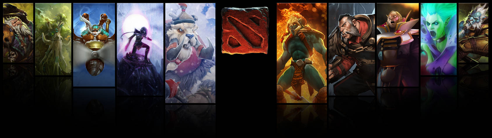 Dota 2 Dual Screen Wallpaper By Nut Nbz On Deviantart
