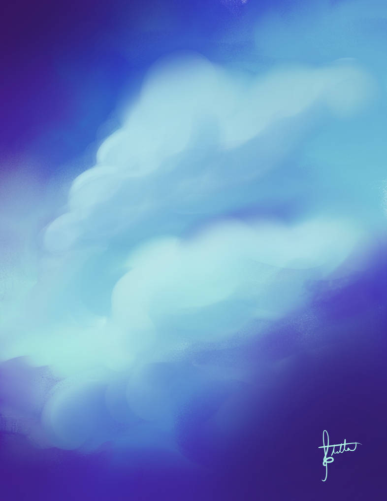 Clouds of Purple by Elvann
