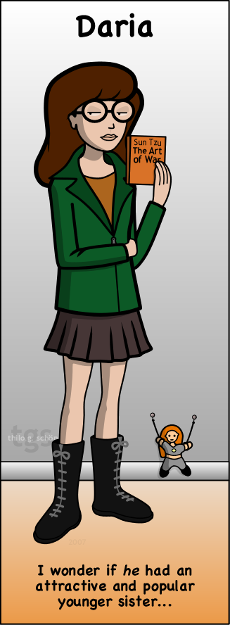 Daria bookmark by JNLN