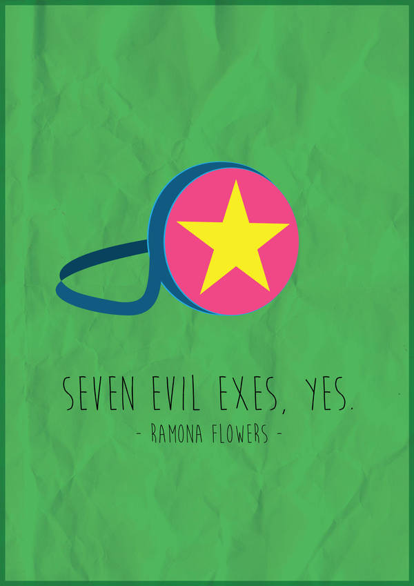 Ramona Flowers Minimalist Poster by Meta-link05