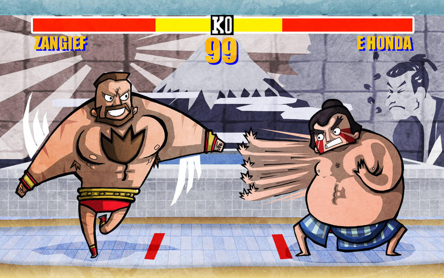 Zangief v Honda by Hanogan
